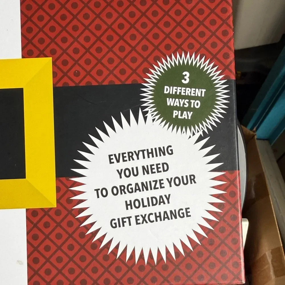 Dirty Santa Party Kit - Red and Yellow